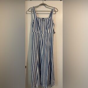 Old Navy Blue and White Striped Dress